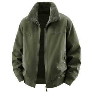 Men's Loose Casual Fleece-lined Thick Style Double-sided Warm Jacket