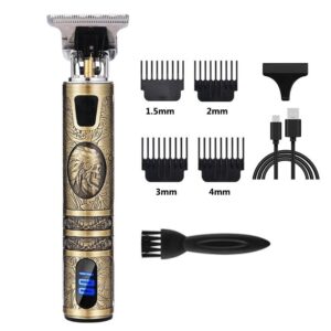 Beard Trimmer Hair Clippers Men's Shaver Cordless Hair Cutting Kit Barber Shaving Machine USB Rechargeable