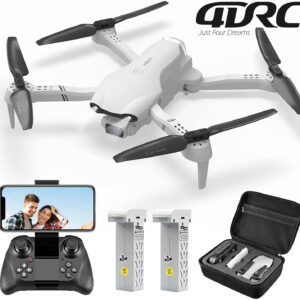 UK 4DRC F10 Foldable Drone With Camera WIFI FPV For Adults,1080P HD FPV Live Video RC Quadcopter