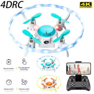 UK 4DRC V5 Kids And Beginners Mini RC Drone RC Quadcopter With 720P HD Wide Angle Camera,Drones Suitable For Children And Beginners