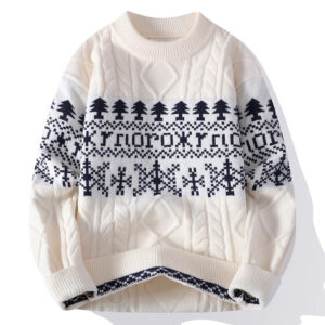 Couples' Christmas Crew-neck Pullover Sweaters